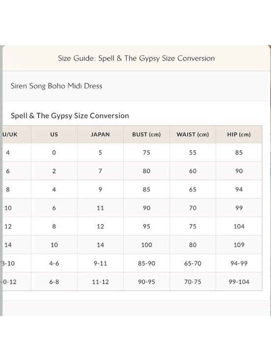 Spell NWOT XS Siren Song Boho Floral Print Sleeveless Midi Dress - Picture 7 of 10